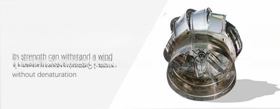 Energiebesparing 600 mm Diameter verzegeld lager wind aangedreven dak turbine ventilator