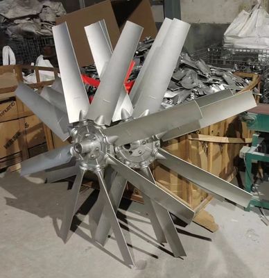 4-10 bladen Plastic Axial Flow Fan voor 120/220/380/440/680v Spanningskoeltoren