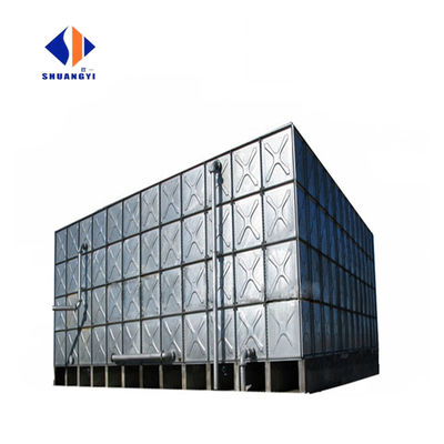 Glasvezel gegalvaniseerd staal roestvrij staal water tank met garantie in triplex hoes