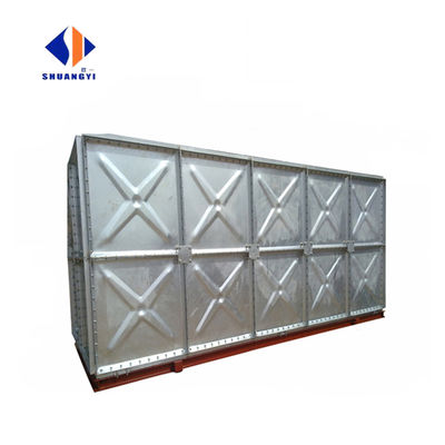 Glasvezel gegalvaniseerd staal roestvrij staal water tank met garantie in triplex hoes