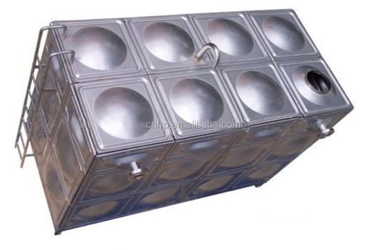 Voedsel- en drankenwinkels Roestvrij staal wateropslagpanelen Tanks met 1-1024m3 volume