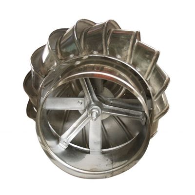 Materiaal van legeringsaluminiumblad Eigen aangedreven dak Turbo ventilator Turbine uitlaatventilator