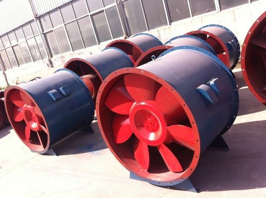 Hoog materiaal industriële brandbestrijding Afvoerventilatieventilator voor rook-axiale stroom