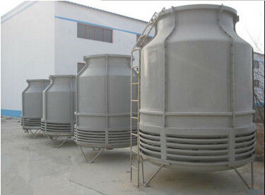 Industrieel Frp Ronde koeltoren Waterbehandeling voor luchtblazer Diameter 1800-6000mm