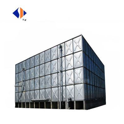 2023 HDG Hot Dip Galvanized Assembled Steel Drinkbare opslag tank Rechthoekige water tank