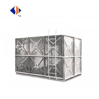 2023 HDG Hot Dip Galvanized Assembled Steel Drinkbare opslag tank Rechthoekige water tank