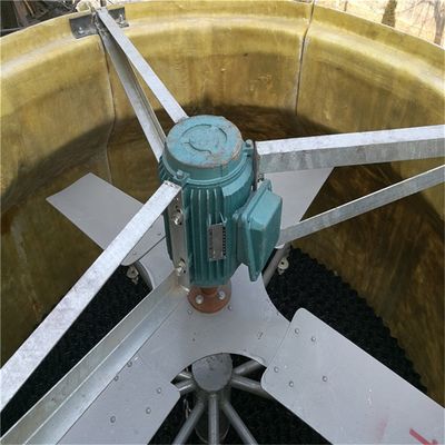 Duurzame FRP-bladen koeltoren ventilator met waterstroom 60-4200m3/h vanaf 30 jaar