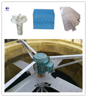 1.1kw-55kw Spanning 380V waterkoeltoren met laag geluid Duurzame constructie