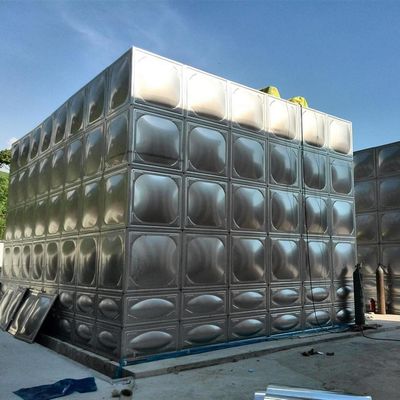 120 ton roestvrij staal watervat met schoon water en harsmateriaal