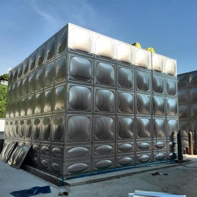 120 ton roestvrij staal watervat met schoon water en harsmateriaal