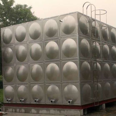 120 ton roestvrij staal watervat met schoon water en harsmateriaal