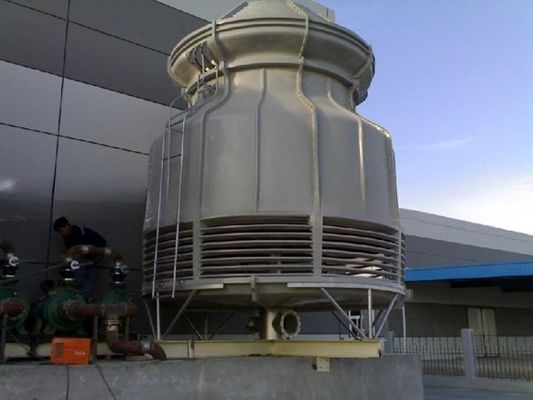 Hot Dip gegalvaniseerd stalen drager 500T FRP ronde vorm koeltoren