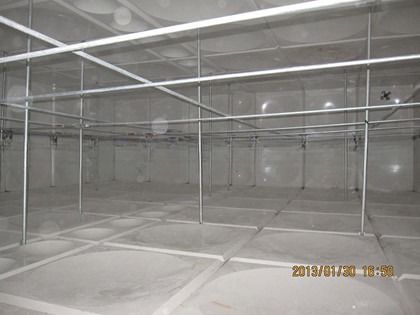 Boerderijen 100m3 glasvezel watertenk met een hoge productiviteit 50000L/uur efficiëntie
