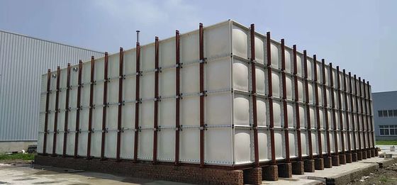 Boerderijen 100m3 glasvezel watertenk met een hoge productiviteit 50000L/uur efficiëntie