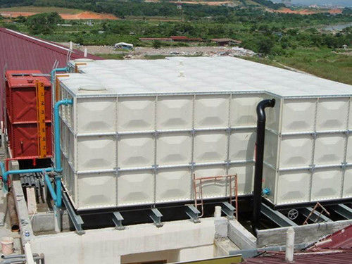 Boerderijen 100m3 glasvezel watertenk met een hoge productiviteit 50000L/uur efficiëntie