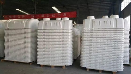 50000L/uur Productiviteit Ondergrondse FRP-plastic septic tank voor afvalwaterzuivering