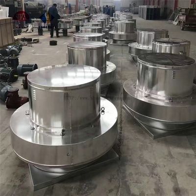 100% koper motor FRP/ALUMINIUM schoorsteen dak uitlaatventilator voor rook ventilatie oplossing