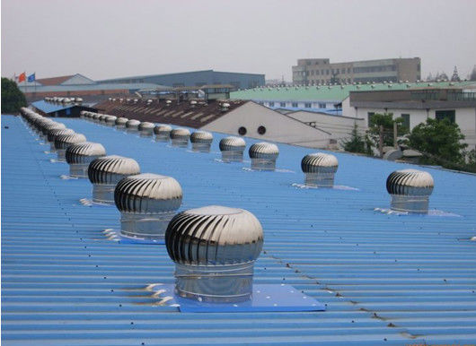 Anti-corrosie hoog luchtvolume dakventilator met plastic blad en aluminium zelf aangedreven