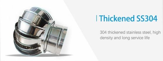 Voldoende voorraad 4 inch SS304 Shuangyi zelf aangedreven ventilator Turbine Automatisering ventilator ventilator