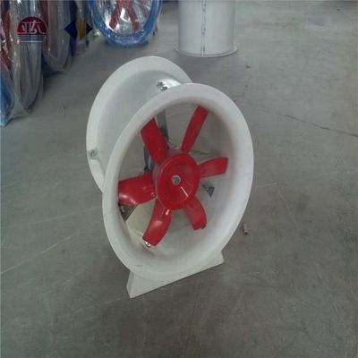 PP-kunststof met een laag geluidsgehalte, met een axiale stroomventilator, vervaardigd door FRP voor ventilatie onder lage druk