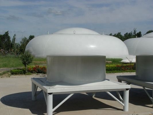 Industrieel dakventilatorventilator met lichtgewicht FRP/aluminiumconstructie en robuust