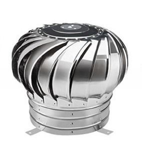 8 inch windturbine ventilator voor montage op roestvrij staal dak