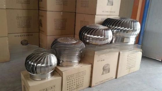 8 inch windturbine ventilator voor montage op roestvrij staal dak