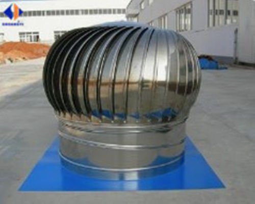 Wandmontage Industriële roestvrij staal 304 Wind aangedreven cirkel turbine ventilator