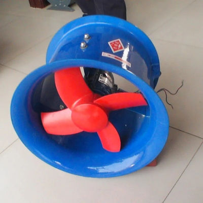 FRP-hoogdruk-assige rookventilator Ventilatieventilator met plastic bladmateriaal