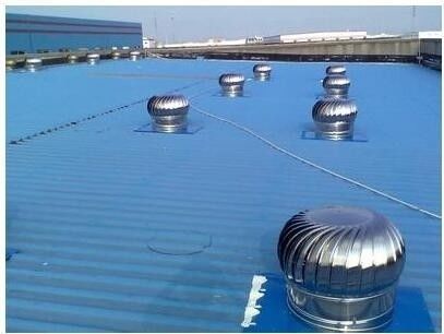 Qingdao Loading Port roestvrij staal dak ventilator zonder stroom op lage kosten
