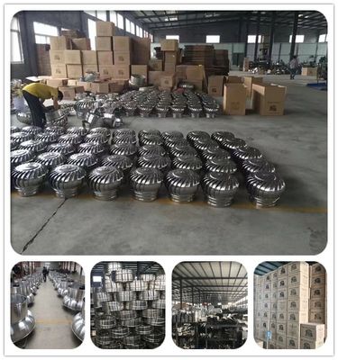 Op maat gemaakte en duurzame windturbine ventilator voor Made Roof Smoke Fan OEM Support