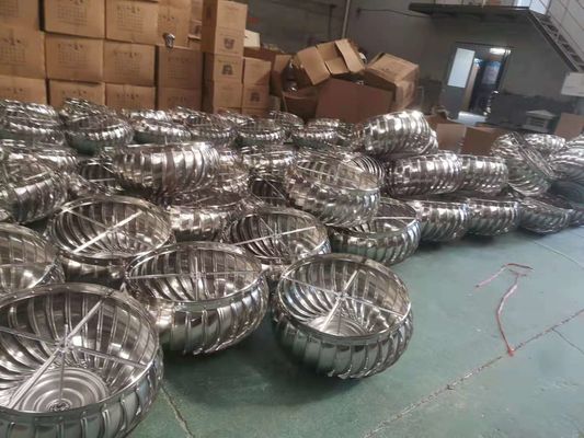 Roofventilator voor industriële ventilatie van roestvrij staal met winddrijving 300-1000 mm