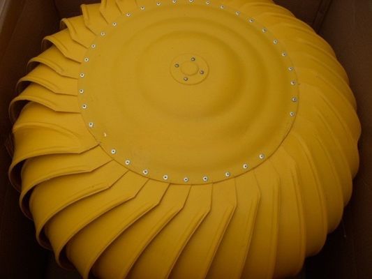 Roestvrij staalblad Geen stroom Elektrische stroom type turbine ventilator voor niet-stroom dak