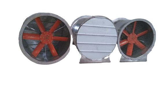 HTF brandwerende rookuitlaat asstroomventilator met hoge temperatuurbestendige eigenschappen