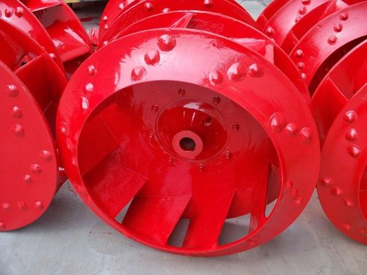 Industriële centrifuge aandrijver/wiel/lem met FRP/aluminium/gegooid ijzer